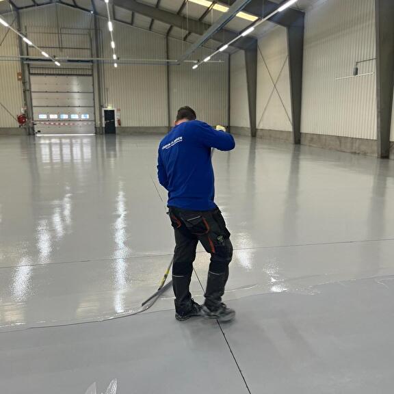 Industriële coatingvloer